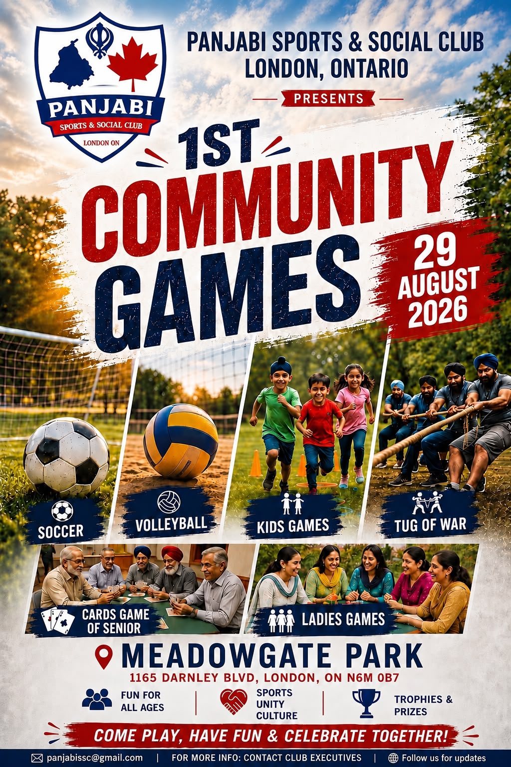 Poster for 1st Community Games